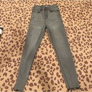 Hot topic denim ultra hi rise cropped jeggings